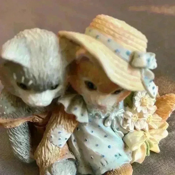 Vintage  Adorable Calico Kittens 1993 - Picture 6 of 8